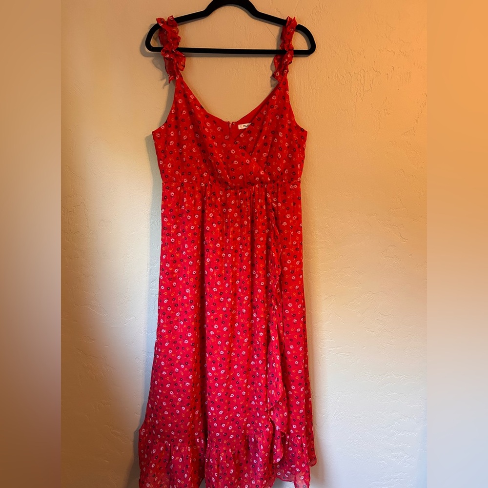 Madewell Vibrant Red Dress
